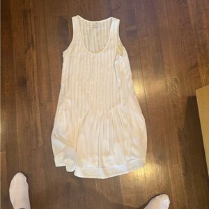 Babaton Cream Sleeveless dress